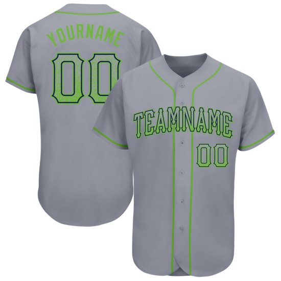 Grau Neon Jersey Authentic Custom Baseball Grün-Navy Fashion Drift Grau Neon Jersey Authentic Custom Baseball Grün-Navy Fashion Drift