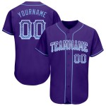Jersey Blau-Weiß Lila Benutzerdefinierte Authentic Fashion Drift Light Baseball Jersey Blau-Weiß Lila Benutzerdefinierte Authentic Fashion Drift Light Baseball