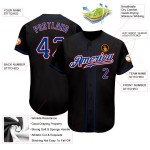 Jersey Schwarz Custom Authentic Royal-Red Baseball Jersey Schwarz Custom Authentic Royal-Red Baseball