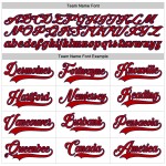 Rot-Marineblaues Custom-Trikot Weiß Baseball Authentic Rot-Marineblaues Custom-Trikot Weiß Baseball Authentic