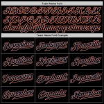 Baseball Custom Jersey Schwarz Authentic Schwarz-Orange Baseball Custom Jersey Schwarz Authentic Schwarz-Orange