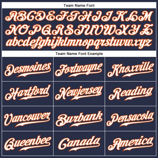 Jersey Authentic Navy Ärmellos Custom Baseball Weiß-Orange Jersey Authentic Navy Ärmellos Custom Baseball Weiß-Orange