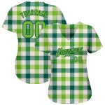 Day Baseball Patrick's Musterdesign 3D Neon Custom Grün-Grün Authentic Jersey St. Weiß Day Baseball Patrick's Musterdesign 3D Neon Custom Grün-Grün Authentic Jersey St. Weiß