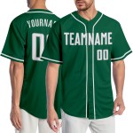 Grünes Custom-Trikot Kelly Weiß-Grau Baseball Authentic Grünes Custom-Trikot Kelly Weiß-Grau Baseball Authentic