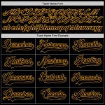 Baseball Schwarz-Gold Trikot Authentic Custom Schwarz Baseball Schwarz-Gold Trikot Authentic Custom Schwarz