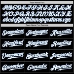 Benutzerdefinierte Schwarz Weiß-Lila Authentic Jersey Baseball Fashion Split Benutzerdefinierte Schwarz Weiß-Lila Authentic Jersey Baseball Fashion Split