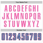 Blau-Rosa Jersey Authentic Light Custom Baseball Weiß Blau-Rosa Jersey Authentic Light Custom Baseball Weiß