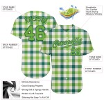 Day Baseball Patrick's Musterdesign 3D Neon Custom Grün-Grün Authentic Jersey St. Weiß Day Baseball Patrick's Musterdesign 3D Neon Custom Grün-Grün Authentic Jersey St. Weiß