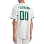 Grün-Grau Weiß Authentic Kelly Jersey Baseball Custom Grün-Grau Weiß Authentic Kelly Jersey Baseball Custom