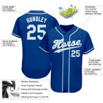 White-Light Baseball Authentic Blue Royal Trikot Custom White-Light Baseball Authentic Blue Royal Trikot Custom