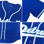 White-Light Baseball Authentic Blue Royal Trikot Custom White-Light Baseball Authentic Blue Royal Trikot Custom