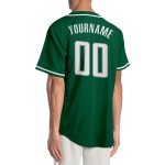 Grünes Custom-Trikot Kelly Weiß-Grau Baseball Authentic Grünes Custom-Trikot Kelly Weiß-Grau Baseball Authentic